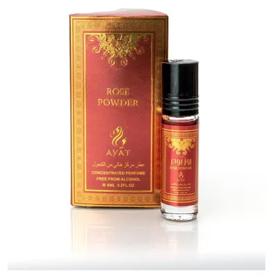 Zdjęcie produktu dla Olejek perfumowy Rose Powder 6 ml dla kobiet – Ayat Perfumes