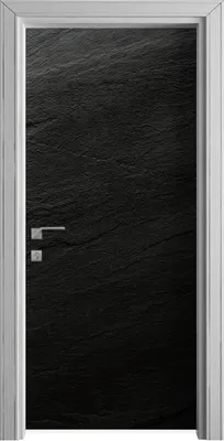 Produktbild von Tür Selbstklebende 90x210 cm Türfolie Türtapete Klebefolie - schwarze Stein