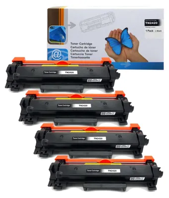 Produktbild von 4x Kompatibler Toner TN2420/TN2410 für Brother HL-L2310/2350, DCP-L2510/2530, MFC-L2710/2750 - Hohe Druckqualität und Langlebigkeit
