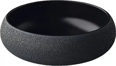 Zdjęcie produktu dla Vulcanic Teller tief, schwarz, ø: 195 mm
