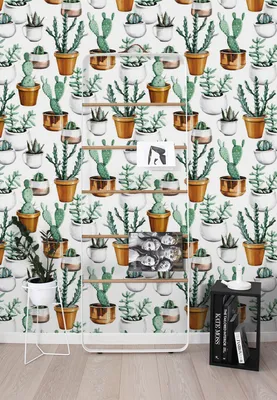 Produktbild von Coloray Fototapete 208x146 cm Latextapete Magicstick - Kakteokakte-Blumenpflanzen