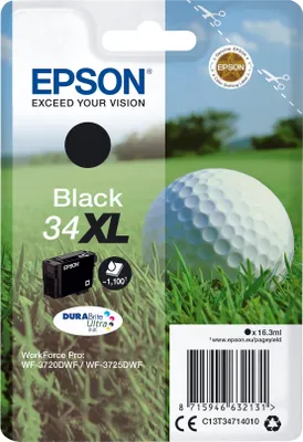 Immagine prodotto di Cartuccia d'inchiostro Epson nero DURABrite Ultra Ink 34 XL T 3471