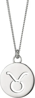 Produktbild von cai Halskette Stier Sternzeichen 925/- Sterling Silber rhodiniert