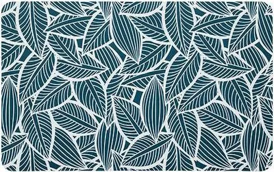 Zdjęcie produktu dla MATA DIATOMITOWA 45x75 cm w liście jasnozielone
