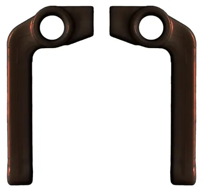 Produktbild von 2 Drehknebel braun für ACO Kippfenster Drehriegel Fensterriegel Verschluss Fenster