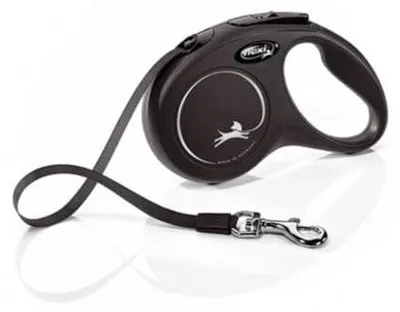 Produktbild von Flexi New Classic Rollleine Band S 5m Schwarz