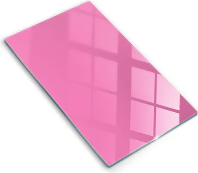 Produktbild von Abdeckung Glas - Küchenabdeckung - 30x52 cm - Abdeckplatte - Pinke Farbe