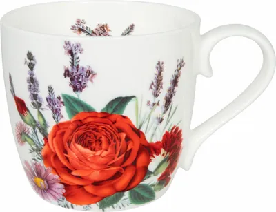 Immagine prodotto di Könitz Becher Gardening - Purple Lavendel Pure, Tasse, Kaffeebecher, Bone China, Bunt, 450 ml, 11 2 057 2703