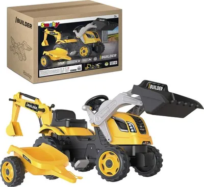 Produktbild von Smoby Traktor Builder Max+Anhänger