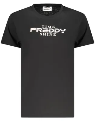 Zdjęcie produktu dla Koszulka damska z krótkim rękawem Freddy w kolorze czarnym