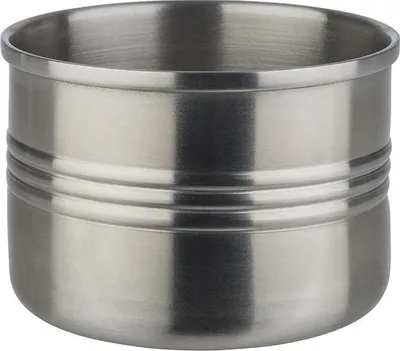 Produktbild von APS 40655 Schale SNACKCAN, Edelstahl mattiert, Ø 7,5 cm, Höhe 5,5 cm