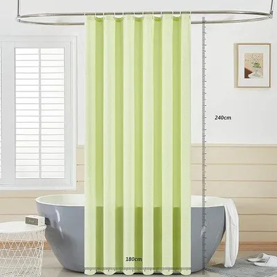 Produktbild von Famanu Duschvorhang Waffelmuster - 180 x 240 cm