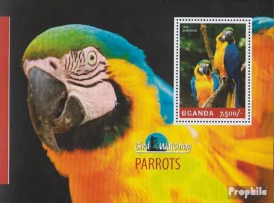 Produktbild von Briefmarken Uganda 2014 Mi Block460 (kompl.Ausg.) postfrisch Papageien