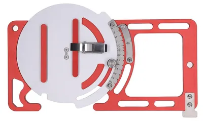 Image de Rail de guidage réglable pour scie circulaire jusqu'à 60° en aluminium