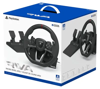 Produktbild von Hori Racing Wheel APEX, Lenkrad + Pedale, PC, PlayStation 4, PlayStation 5, 270 - 180°, Kabelgebunden, USB, USB Typ-A