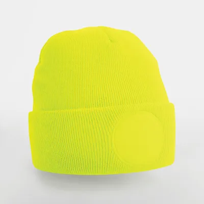 Produktbild von Beechfield Mütze mit rundem Patch