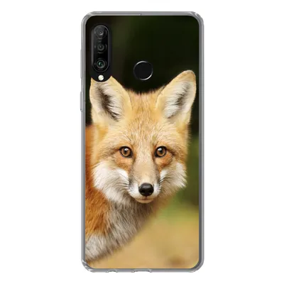 Produktbild von MuchoWow® Handyhülle Schutzhülle Hülle für Huawei P30 Lite Fuchs - Welpe - Porträt Silikon Softcase Handy Hülle - Handyhülle