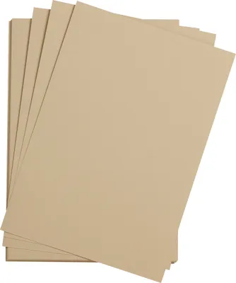Produktbild von Clairefontaine Zeichenpapier 50x65 cm 160g, Pack. 24 Bogen - Kordelbeige 93757C
