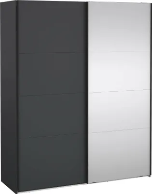 Immagine prodotto di Dmora Guardaroba 2 Ante Malakas 65x220.4h cm Grigio, Appendiabiti 2 Ante