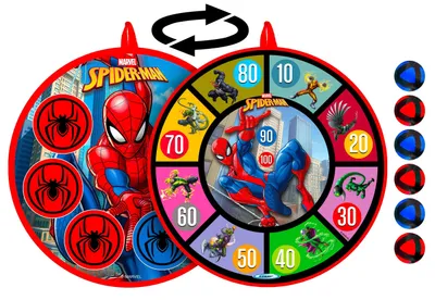 Immagine prodotto di Gioco con bersaglio e palline Spider-Man, 36 cm SPIDER-MAN