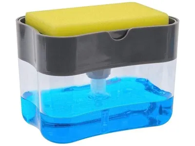 Obrázek produktu pro DELUXE Dávkovač na saponát + houbička