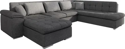 A sectional sofa is shown against a white background.