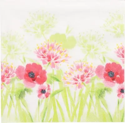 Produktbild von Servietten, 3-lagig 1/4-Falz 33 cm x 33 cm "Summer Breeze"