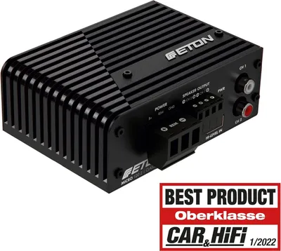 Produktbild von ETON Micro 120.2 2-Kanal Verstärker Endstufe Digital 2 x 85 Watt