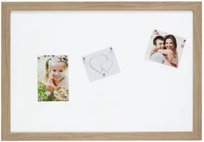 Produktbild von Magnetwand Holzrahmen Naturholzfarbe 40x60 cm Deknudt S49BH1