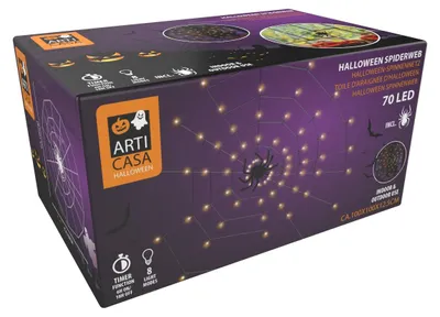 Productafbeelding van Spinnenweb halloween incl.led Edco Hortus