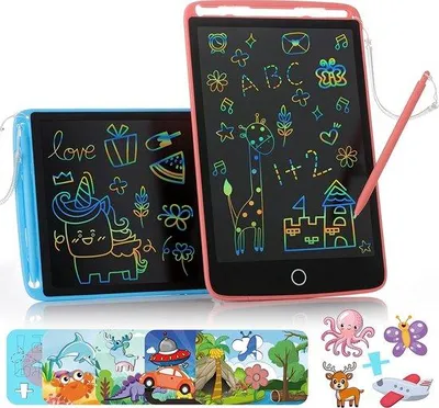 Obrázok produktu pre LCD tabletová hračka na cesty s klávesnicou – farebná LCD tabuľka – hračka pre deti