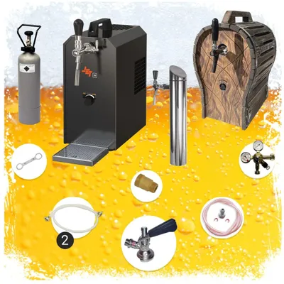 Image de Kit JET 30 sous-compteur tireuse bière refroidisseur 35 L/h fût 5 L adaptateur