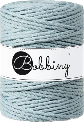 Zdjęcie produktu dla Bobbiny 3PLY Macramé Rope 5 mm 100 m Misty Sznurek