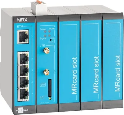 Immagine prodotto di INSYS icom MRX5 1.1 router LTE modulare EMEA frequenze opzione VPN