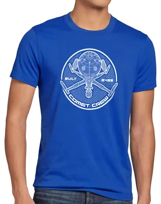 Produktbild von style3 Comet Crew Herren T-Shirt future anime raumschiff captain
