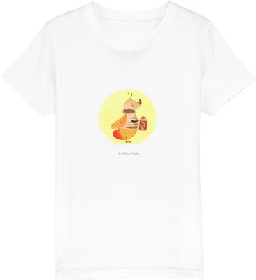 Produktbild von Mr. & Mrs. Panda Kleinkinder T-Shirt Glühwürmchen 7-8 Jahre (122/128) - Weiß - Geschenk, Teenager, Kinder-T-Shirt, Lieblingsmensch, Kinder Shirt, Liebe, Lustige Sprüche