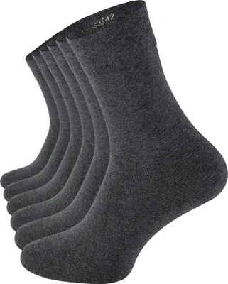 Produktbild von Clark Crown® Baumwoll-Socken 6 Paar Edel & Modern 43-46 Anthrazit