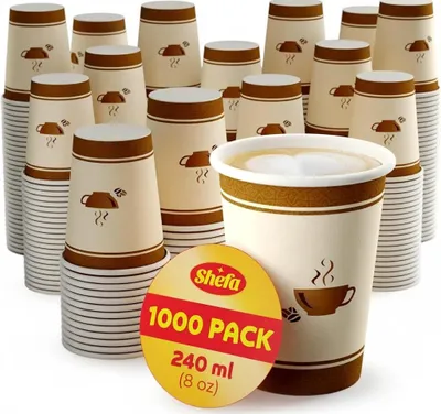 Obrázok produktu pre 1000 kusov papierových pohárov na nápoje