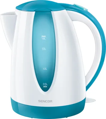 Obrázek produktu pro SENCOR SWK 1817TQ Rychlovarná konvice, objem 1,8 l, filtr nečistot a usazenin, otočná základna o 360°, trojnásobné bezpečnostní jištění, vodoznak