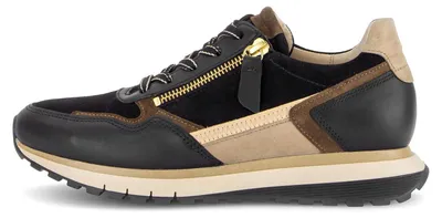 Produktbild von Gabor Damen Erwachsene Sneaker Low 6029.01.002 Weite H Reißverschluss Wildleder