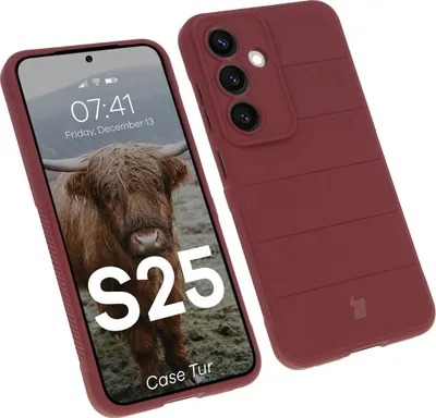Produktbild von Bizon Case Tur Samsung Galaxy S25 dunkel lila