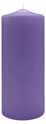 Produktbild von Spitzkopf Stumpen Kerzen Veilchen 25 x Ø 9 cm, 6 Stück