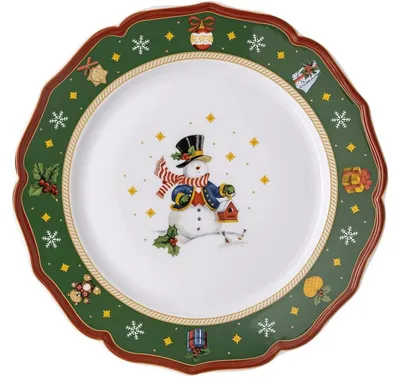 Produktbild von Hutschenreuther Happy Christmas Happy Christm. green Teller flach 31 cm 02488-727442-10871 /Abverkauf nur solange Vorrat reicht