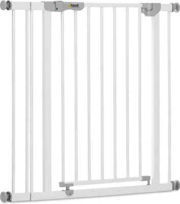 Produktbild von Türschutzgitter für Kinder | Treppenschutzgitter mit Automatischem Schließsystem, Erweiterbar von 84-122 cm, Ohne Bohren
