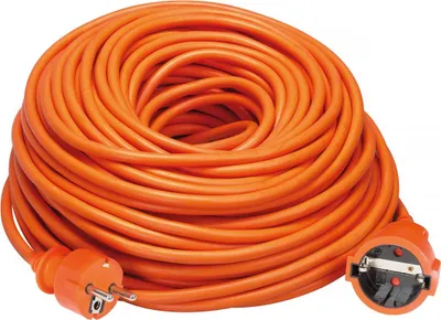 Produktbild von Perel Verlängerungskabel, H05VV-F 3G1.5, 40 m, 16 A/230 V, 3500 W, Typ E/F, Schuko, für innen, PVC,