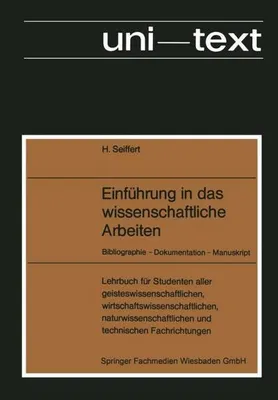 Immagine prodotto di Einführung in das wissenschaftliche Arbeiten