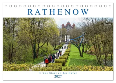 Immagine prodotto di Rathenow - La città verde sull'Havel (calendario da tavolo 2027, formato DIN A5 orizzontale), calendario mensile CALVENDO