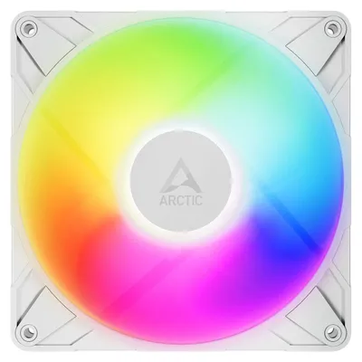 Produktbild von ARCTIC P14 Pro A-RGB (White) 140 mm A-RGB PWM-Lüfter mit Kabelsplitter, Ventilator, 14 cm, 400 RPM, 2500 RPM, 186 m³/h, Weiß