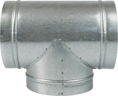 Artikelbild 1 von 'T-Stück, Metall, ø 160 mm' aus der Kategorie T-Stücke