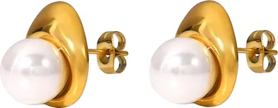 Produktbild von Ohrringe ZA-23311 - Trendige Goldohrringe KP23311